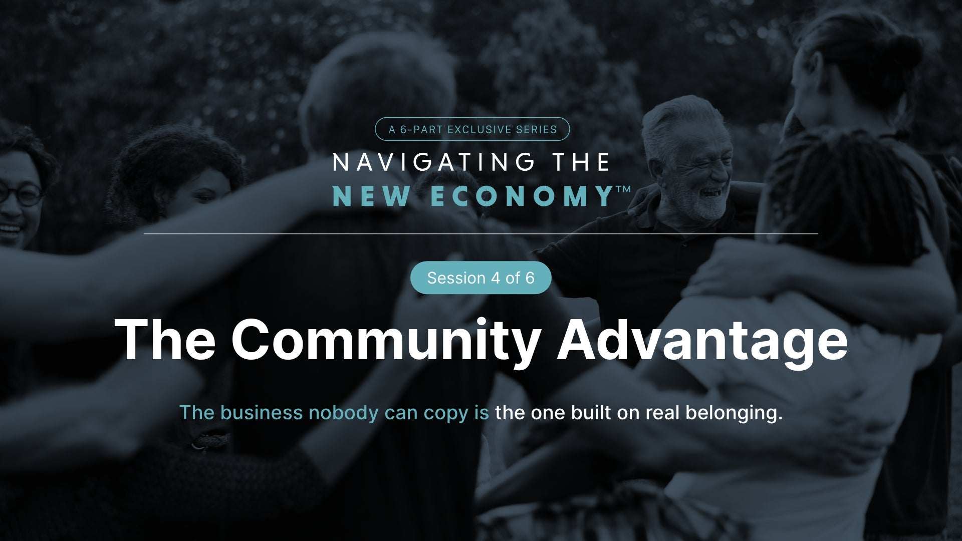 Hands joined together representing community and belonging